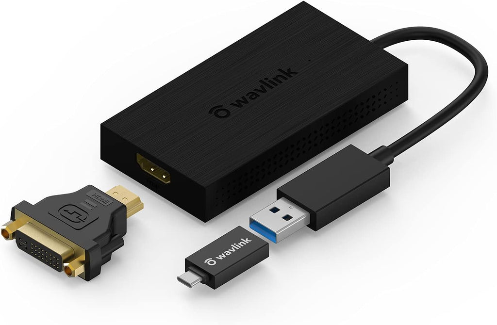 USB 3.0 to DVI/HDMI/VGA Universal Video Graphics Adapter with Audio Port K51255