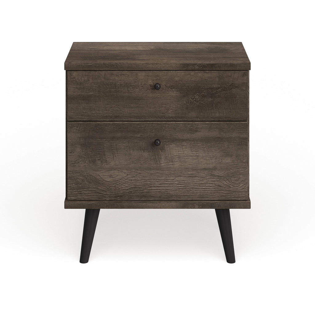 Tan 2-Drawer Nightstand B7434