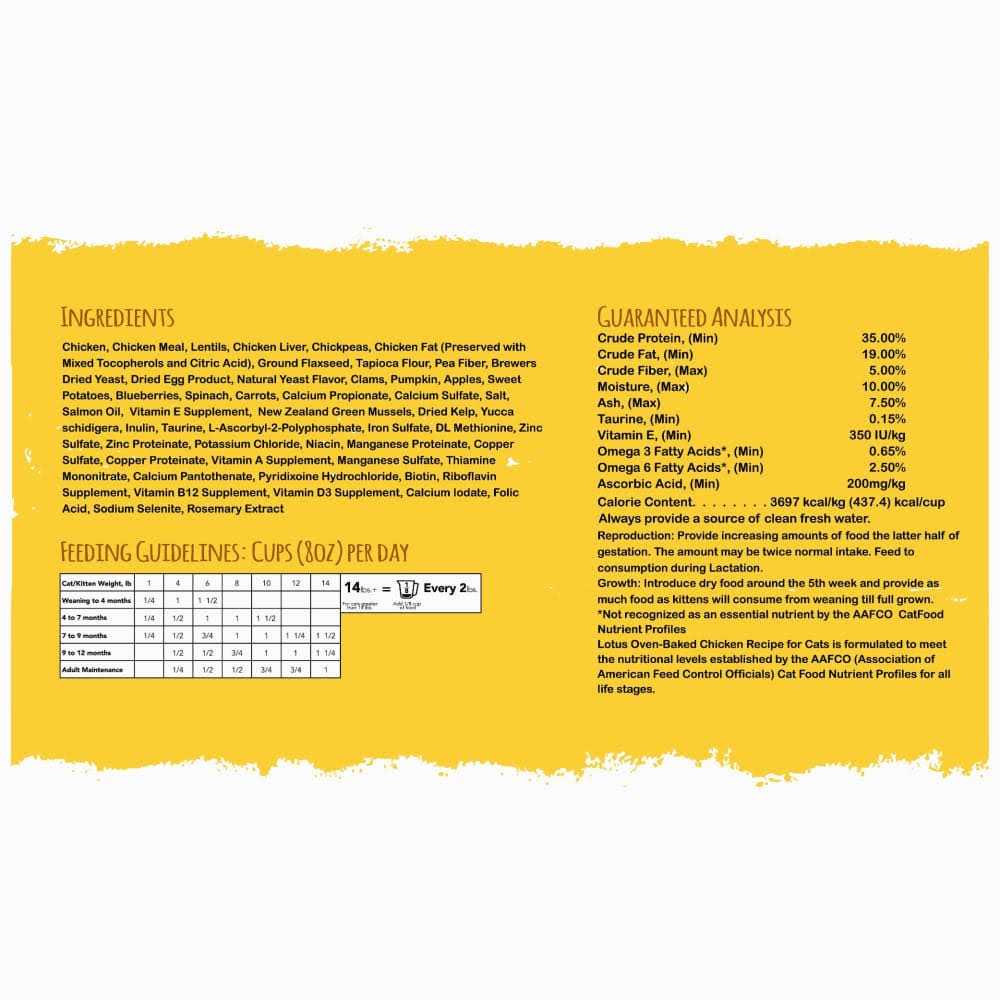 Grain-Free Chicken Recipe Dry Cat Food J837