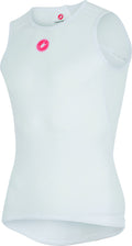 White Sleeveless Base Layer U2011