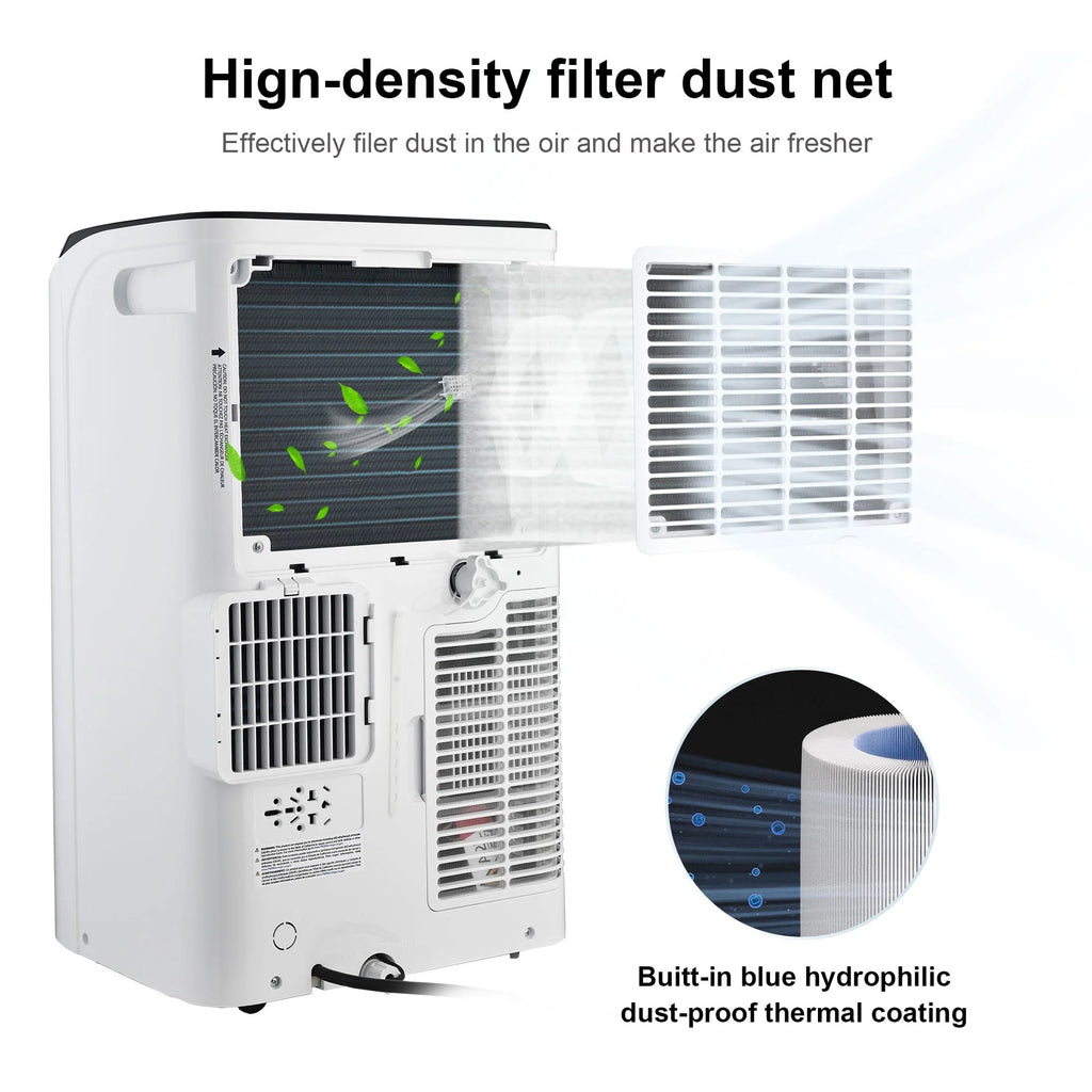 8000 BTU Portable Air Conditioner with Dehumidifier & Fan L8613