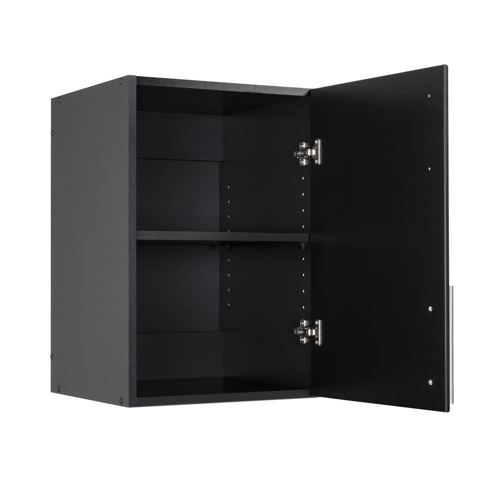 Black 16" Wall Cabinet with 1 Adjustable Shelf P79681