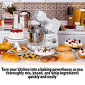 550W 8-Speed Kitchen Stand Mixer with Stainless Steel Bowl S327147