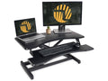 Standing Desk Converter with Height Adjustable Tabletop Workstation Riser Q39971