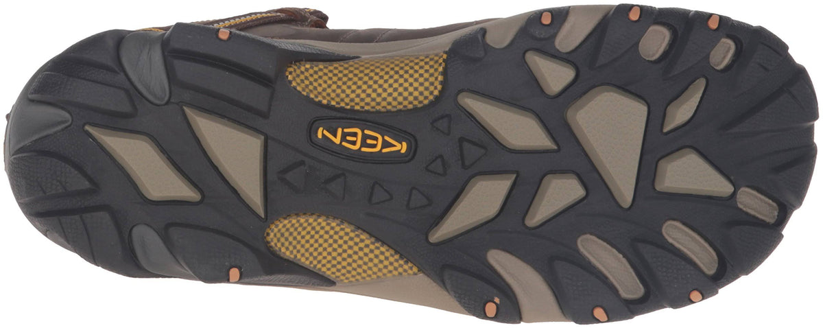 Waterproof Wide Cascade Brown/Golden Yellow Hiking Shoes F8568