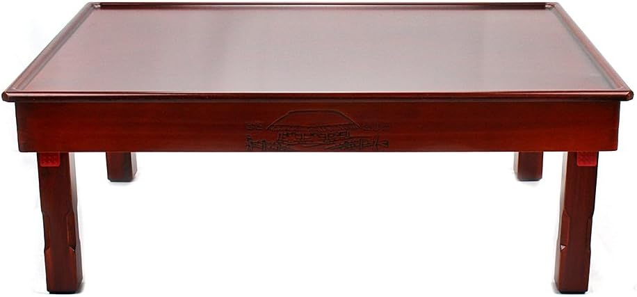 Multi Folding Wooden Tea Table, Brown, Pack of 2 L383306
