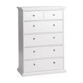 White 6 Drawer Chest L474219