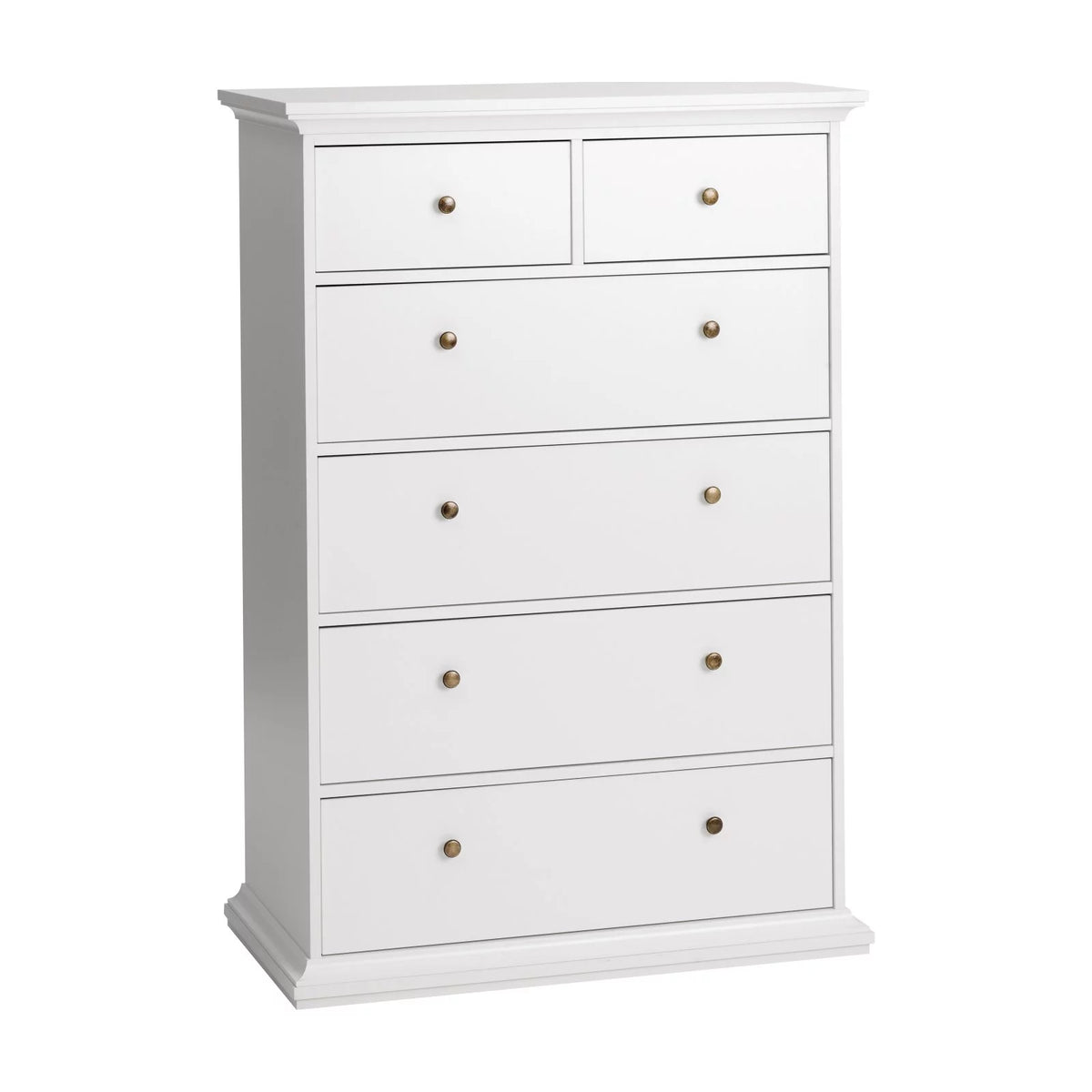 White 6 Drawer Chest L474219