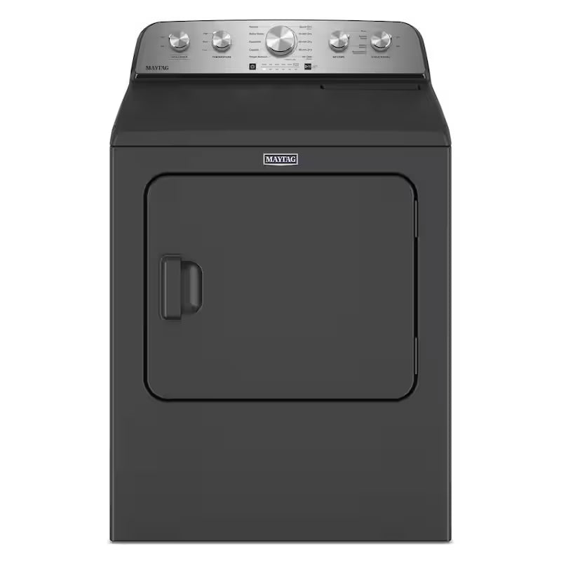 7.0 cu. ft. Vented Front Load Gas Dryer in Volcano Black P66091