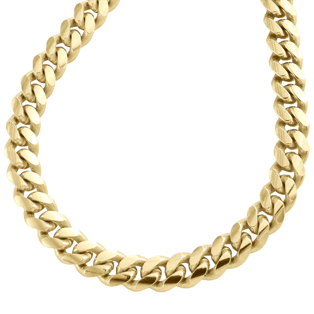 10K Yellow Gold Solid Miami Cuban Link Chain Necklace 30 Inch K6702
