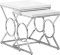 White Nesting Table R5840