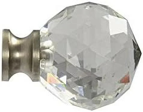 Clear Glass With Brushed Base A5217