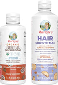 Turkey Tail Mushroom Liposomal & Hair Growth MAX Vegan Gluten-Free O606