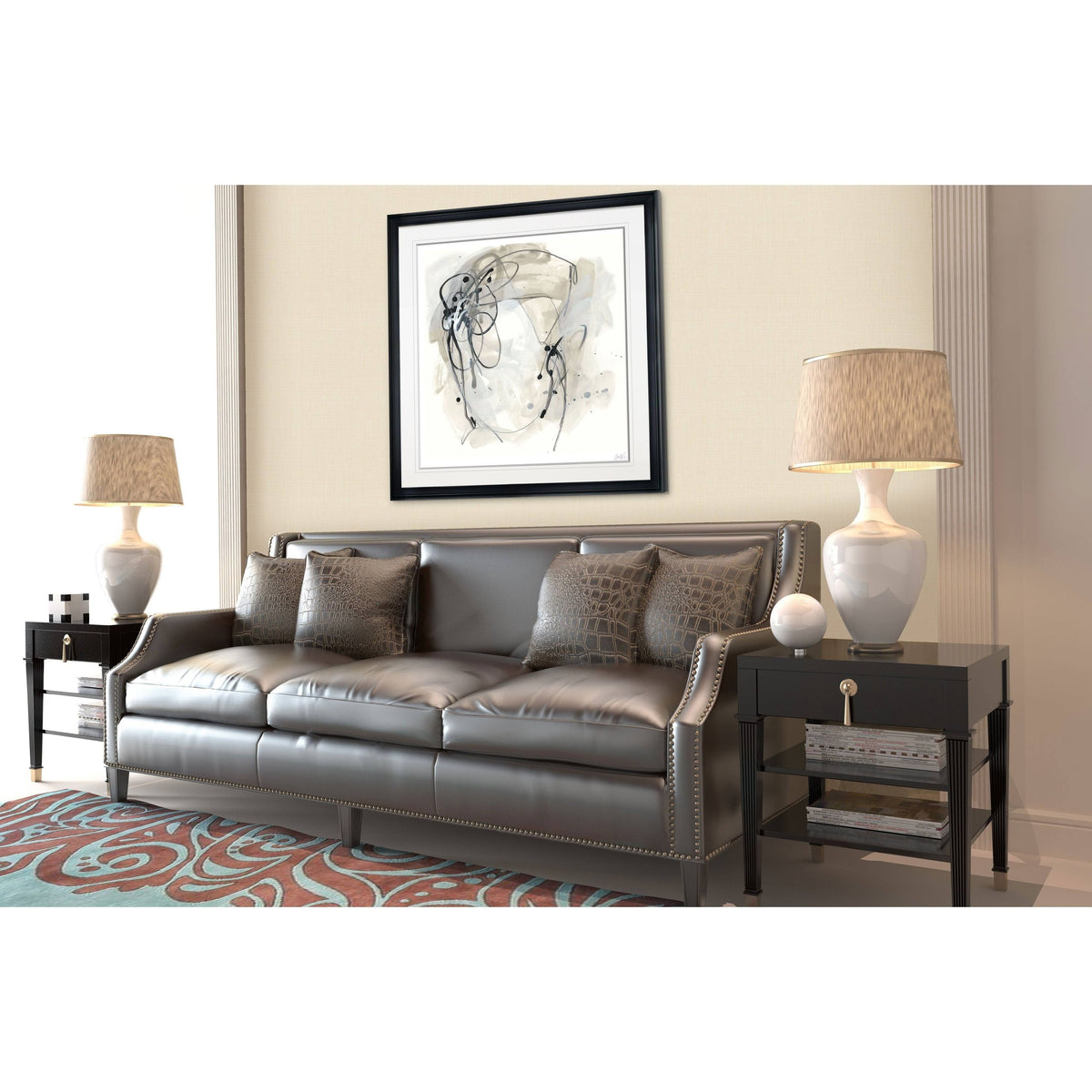 Framed Giclee Print 28x28 O95742