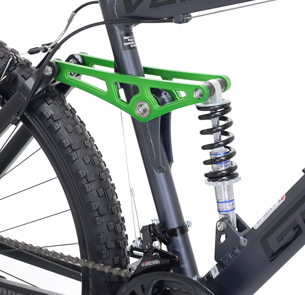Slate Gray Dual Suspension Mountain Bike D37218