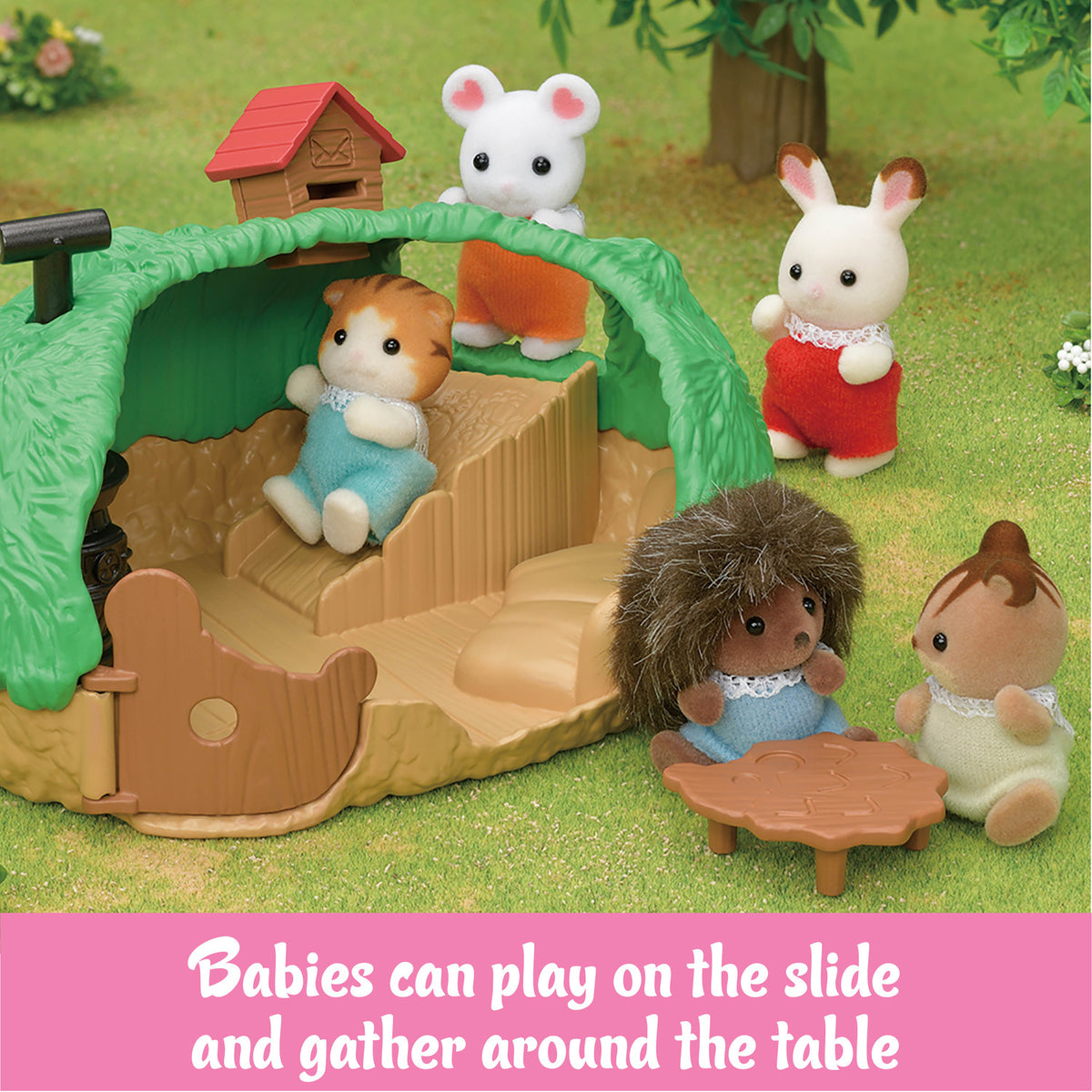 Baby Hedgehog Hideout Dollhouse Playset B9527