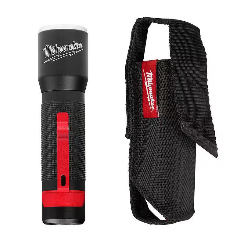 LED Aluminum Flashlight with Holster N797