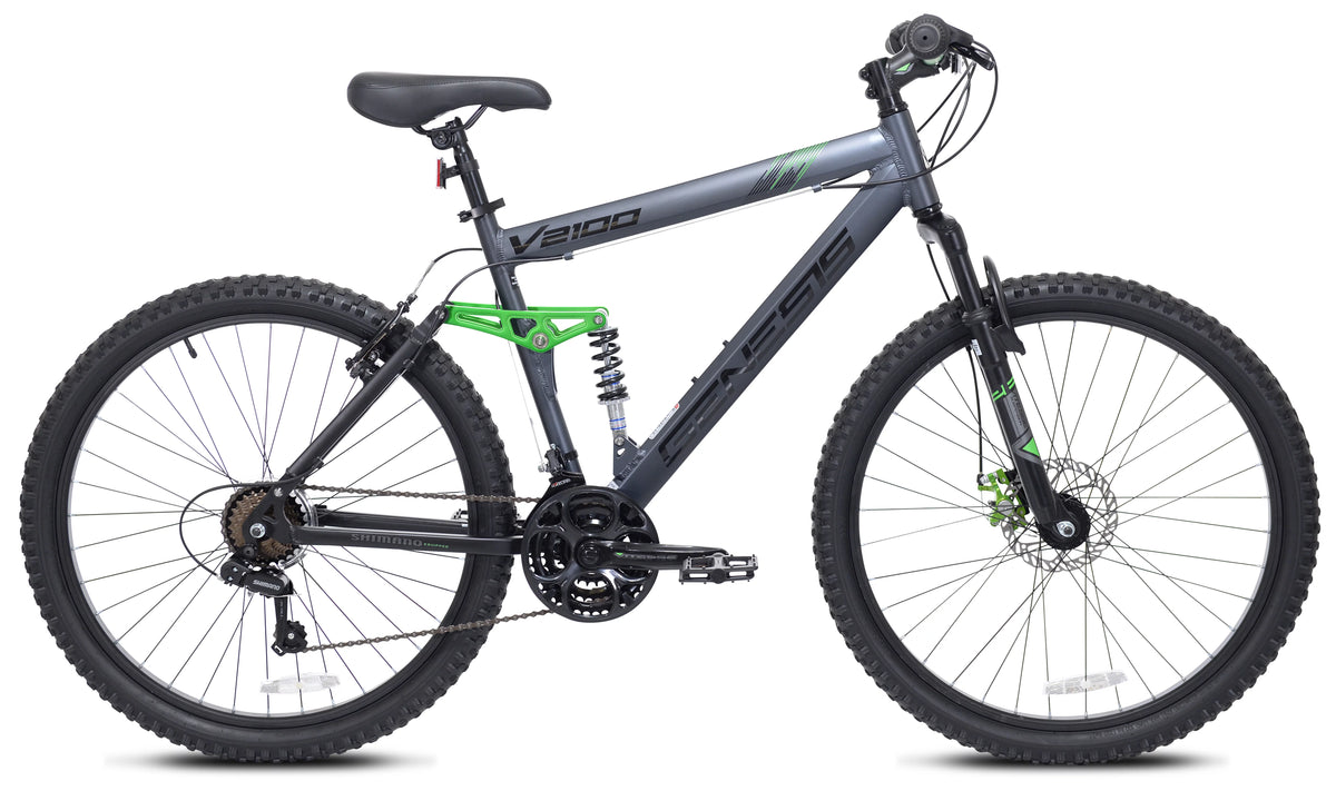Slate Gray Dual Suspension Mountain Bike D37218