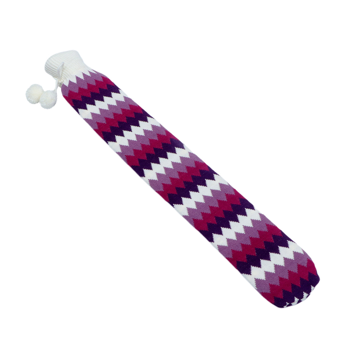 Silicone Rubber Knit Water Bottle Hot Bag Warmer Hand Warm Cover C1518