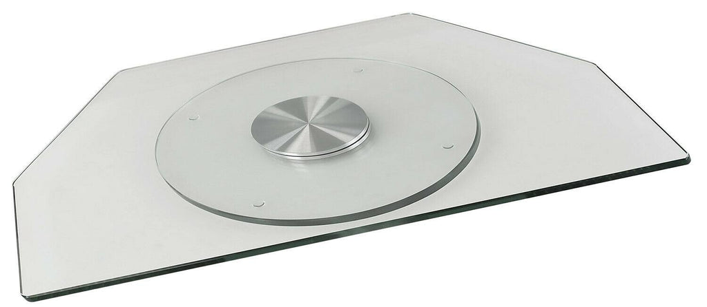 Clear TV Turntable Stand Q84759