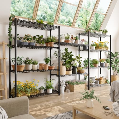 5-Tier Heavy Duty Metal Wire Shelving Y154