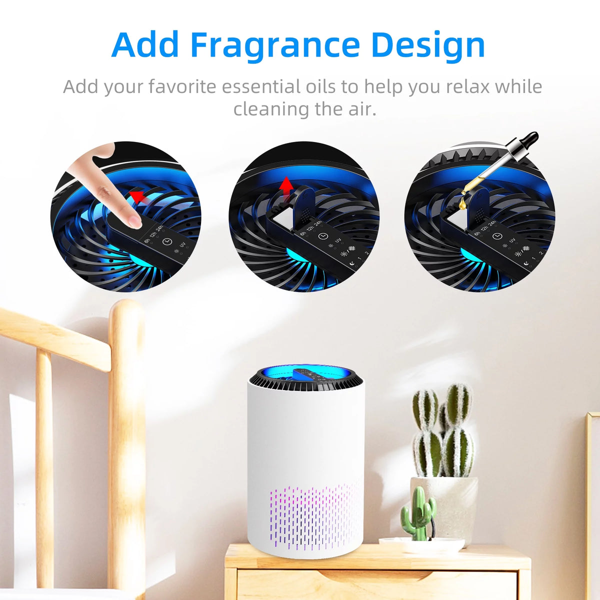 White HEPA Air Purifier P24383