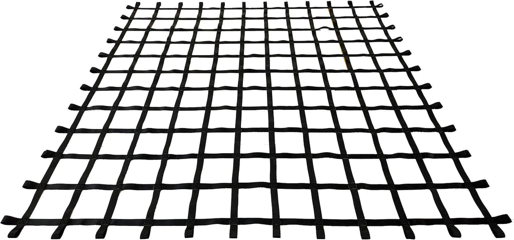 10 ft x 10 ft Black Heavy Duty Climbing Cargo Net W377446