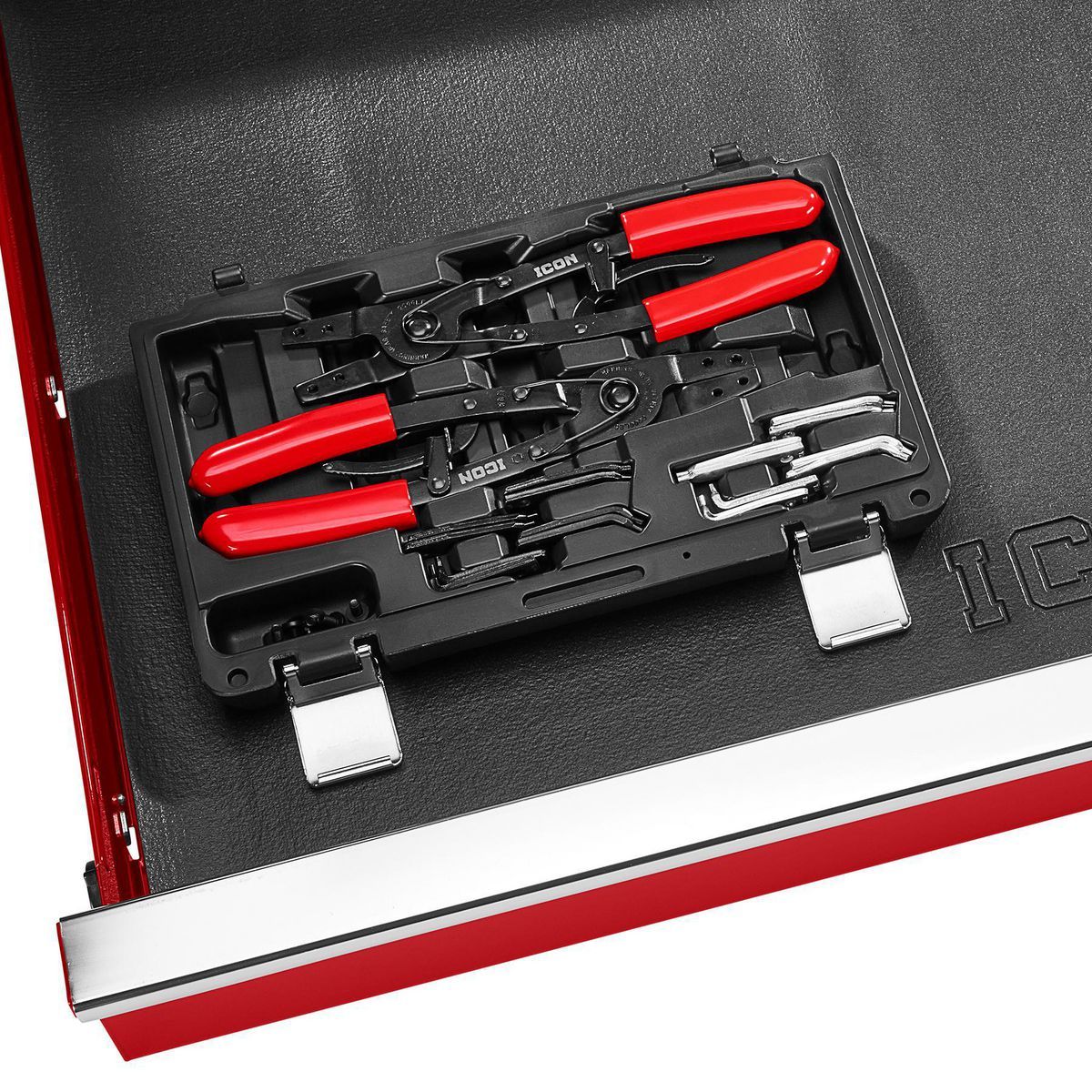 Ratcheting Retaining Ring Pliers Set with Replaceable Tips, 2-Piece I132
