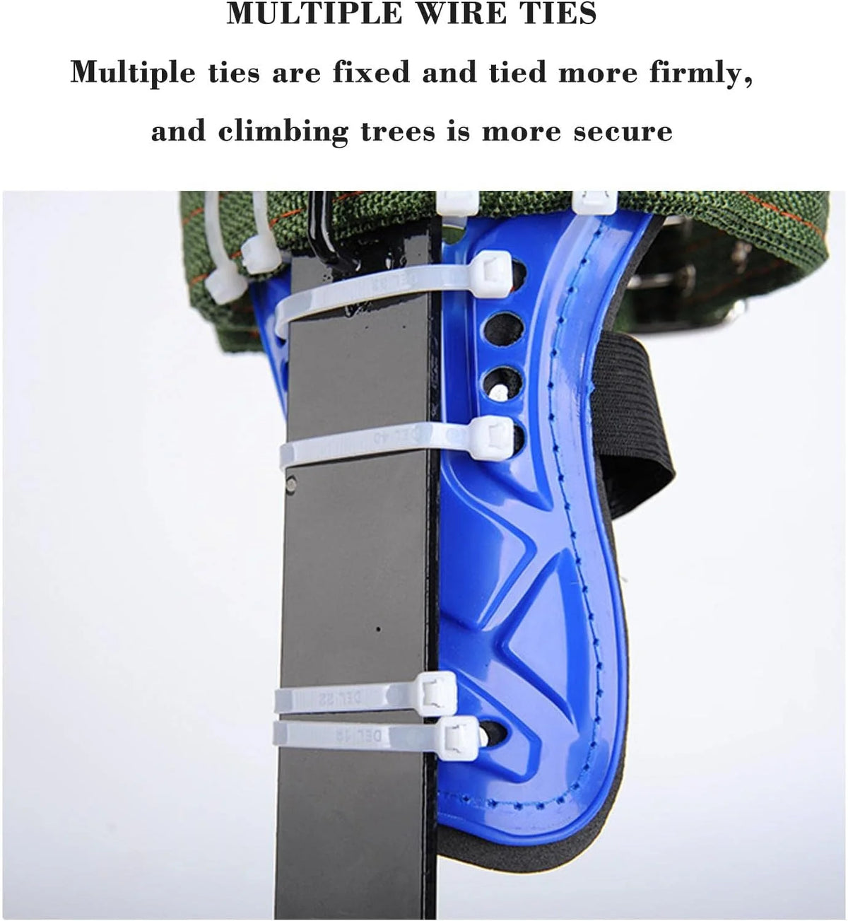 Tree Climbing Spikes Pads Set with Full Wrap Protection Tree Gaffs Spurs Equipment H44683