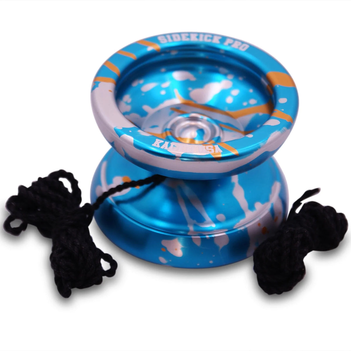 Blue Gold Silver Splashes Professional YoYo M86707