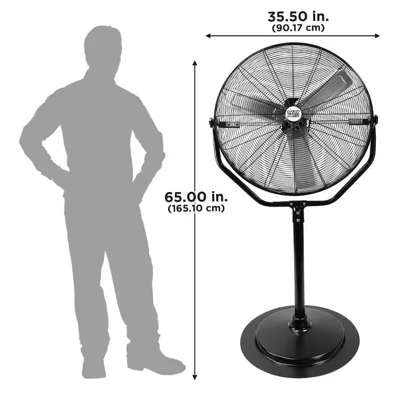 3-Speed Tilting Pedestal Fan E3320