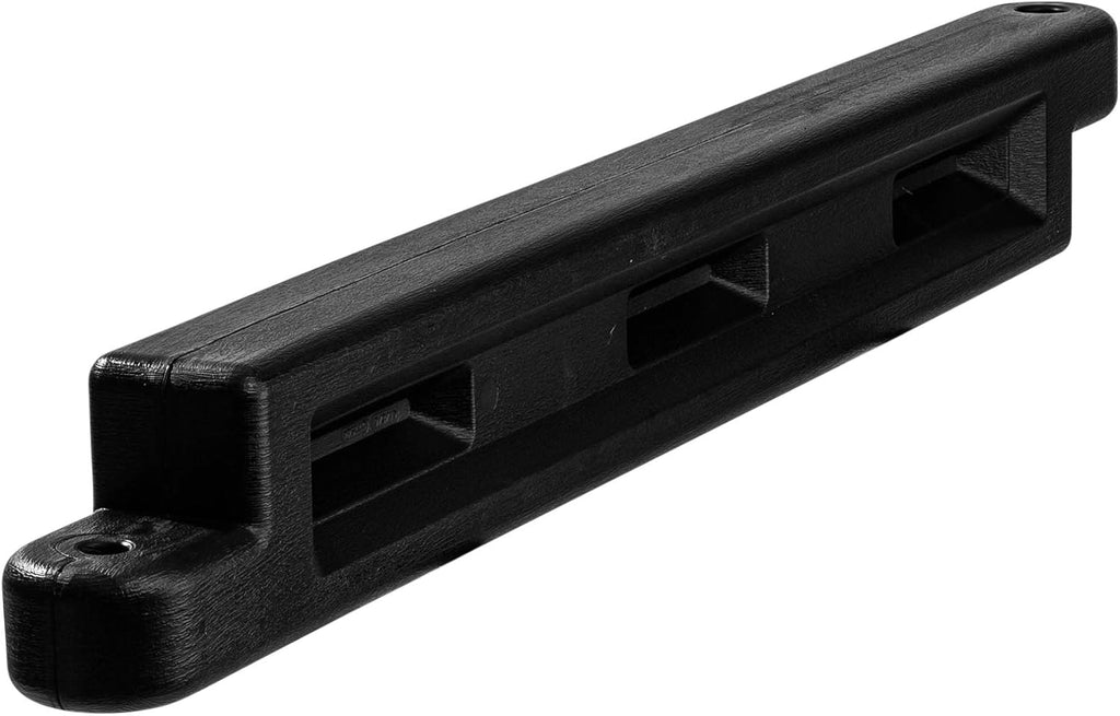 Black Plastic Interlocking Playground Edging Border, 52" L X 4" W X 6" H (2 Pack) G94708