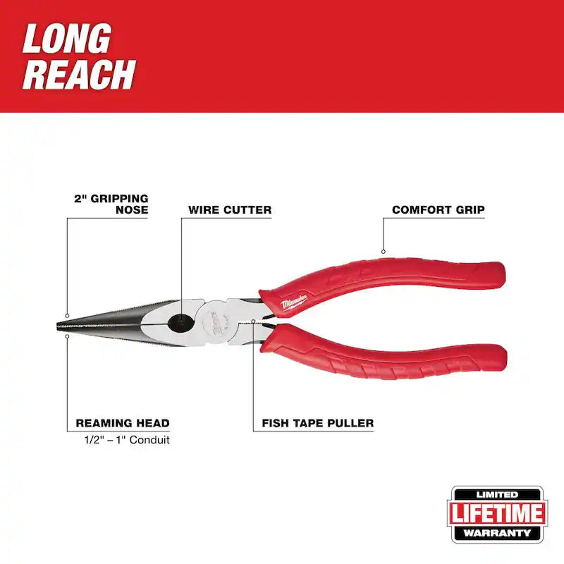 8 in. Long Needle Nose Pliers Q3964