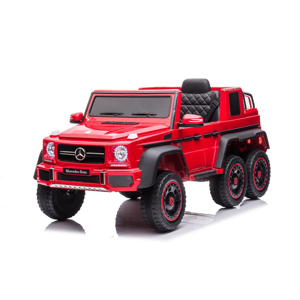 24V Ride On Car with Remote and Leather Seat, Red C808974