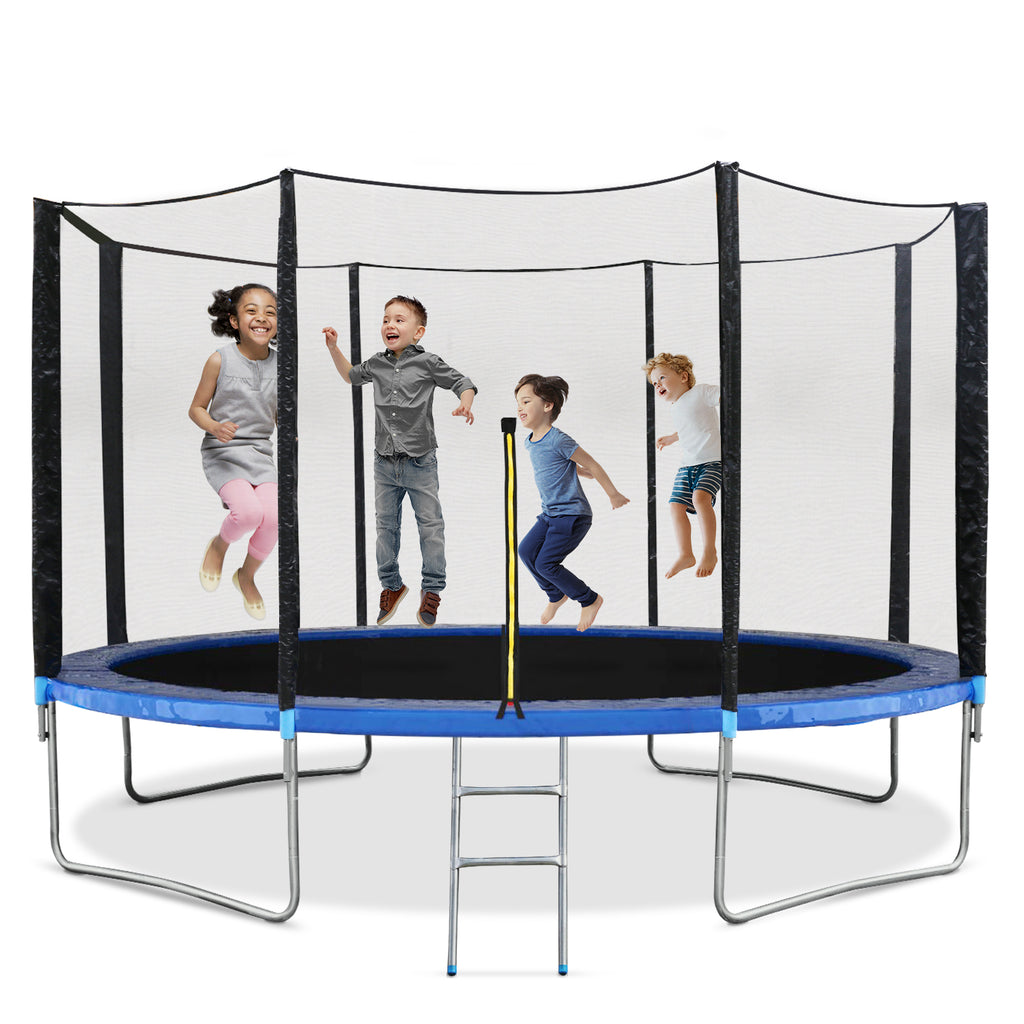 14FT Trampoline with Safety Enclosure A84465