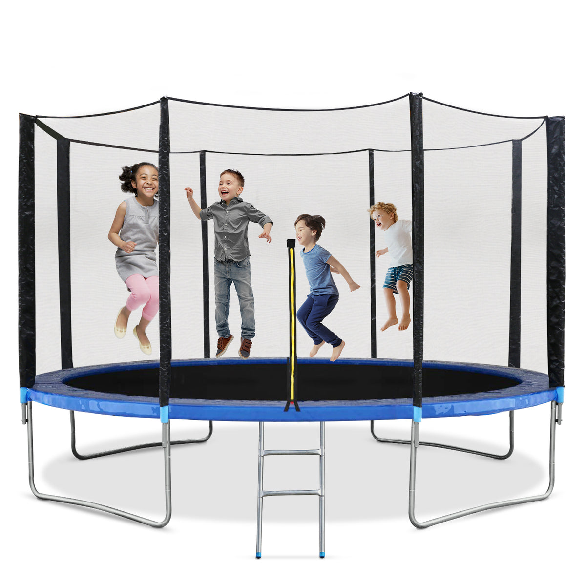 14FT Trampoline with Safety Enclosure A84465