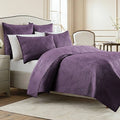 Twin Purple Coverlet K896