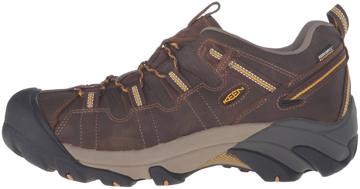 Waterproof Wide Cascade Brown/Golden Yellow Hiking Shoes F8568