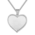 0.91Ct VVS Moissanite Sterling Silver Picture Pendant X904