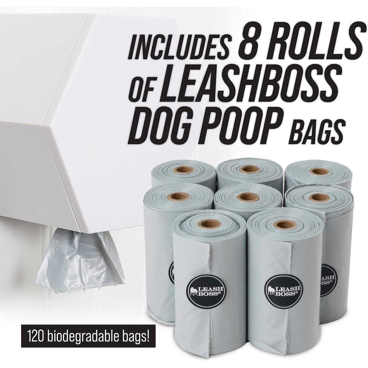 Wall Mount Poop Bag Dispenser Q729