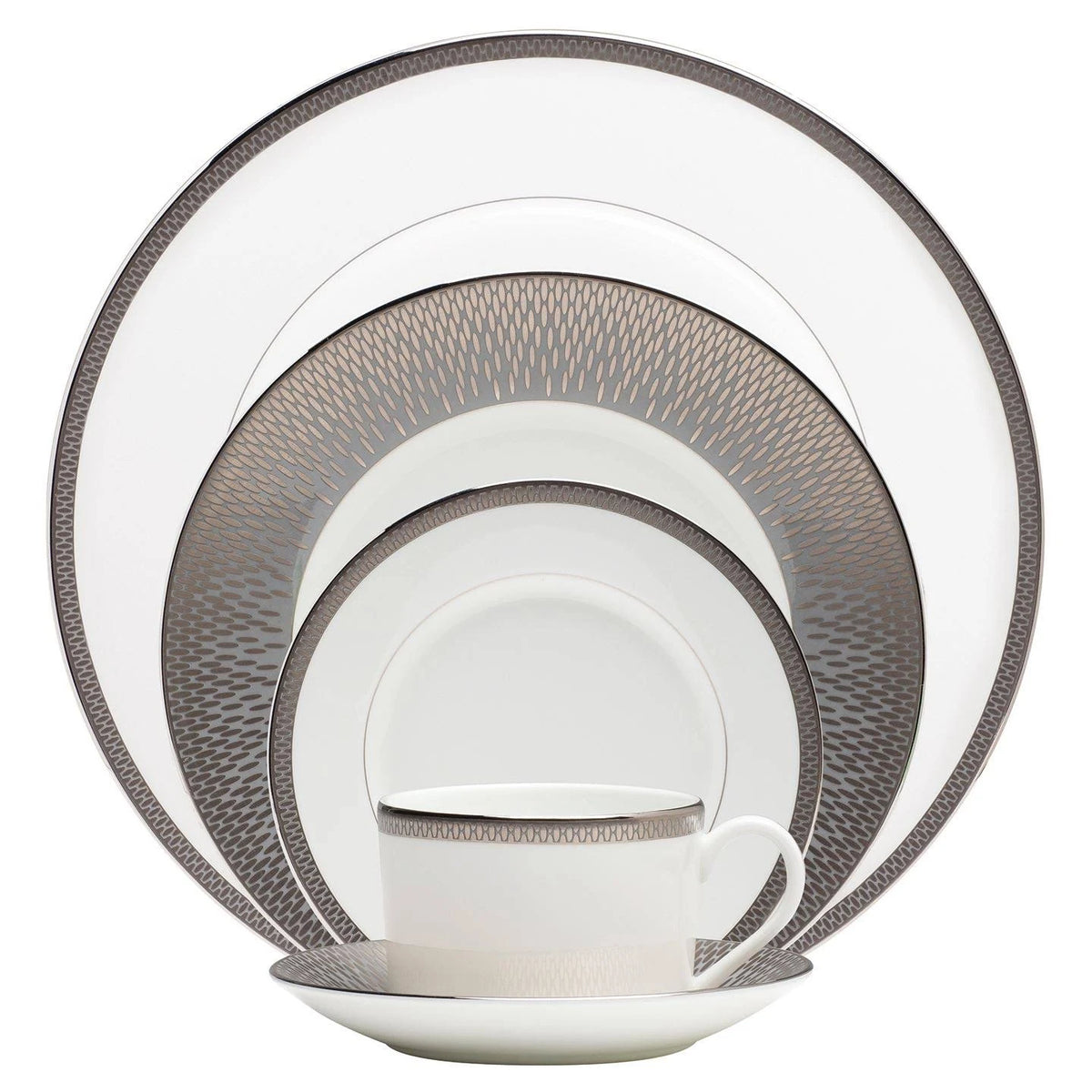 Grey 5-Piece Place Setting S217669