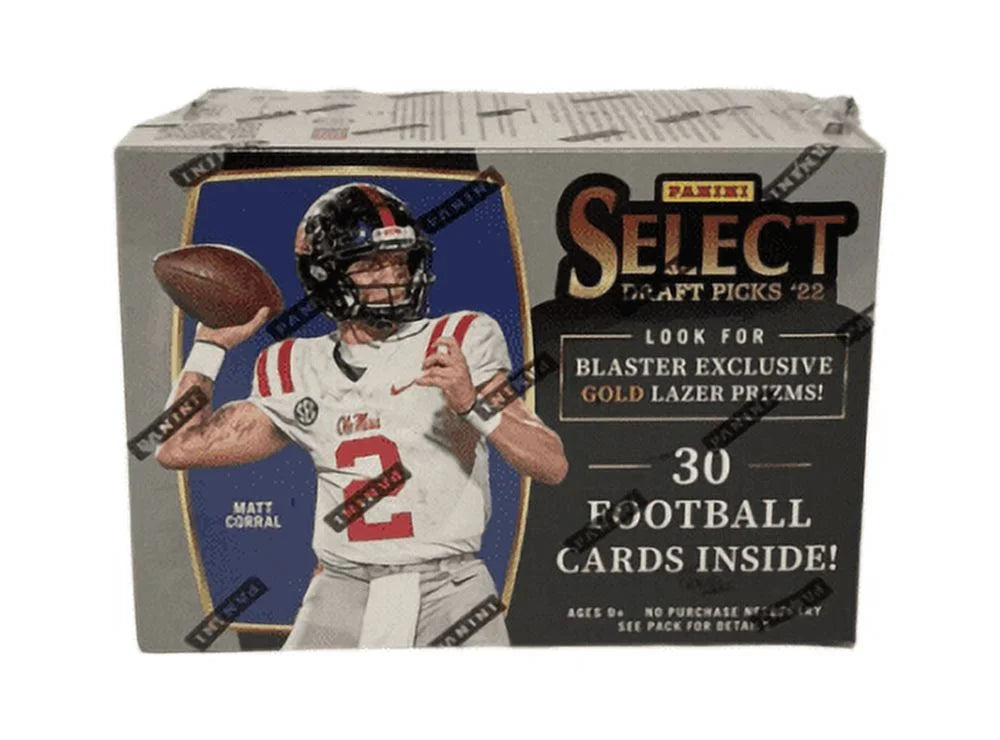 2022 Panini Select Draft Picks Collegiate Football Blaster Box Trading Cards Q54821