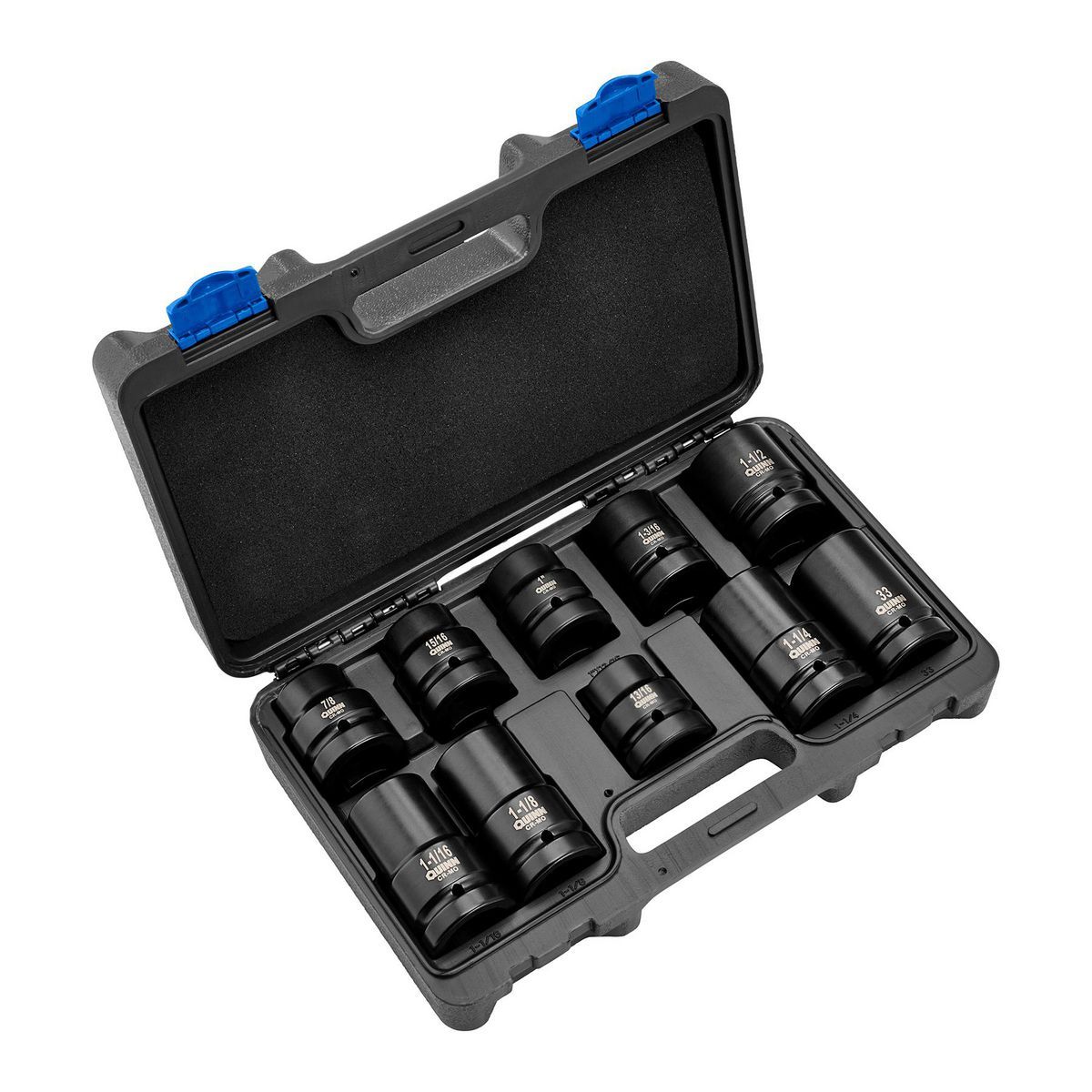 1 in. Drive SAE and Metric Impact Set, 10-Piece I849137