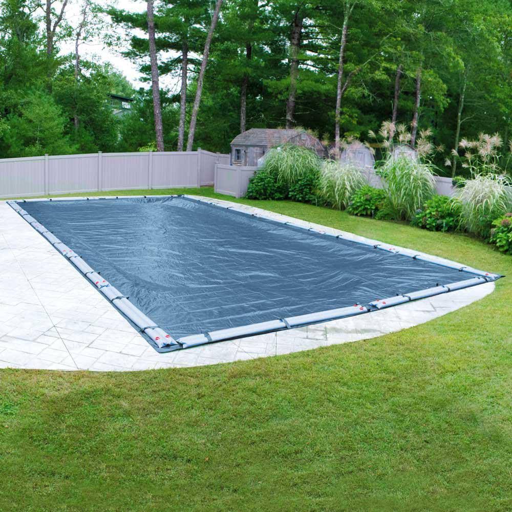 Imperial Blue 30 ft. x 50 ft. Rectangular Winter Pool Cover V416