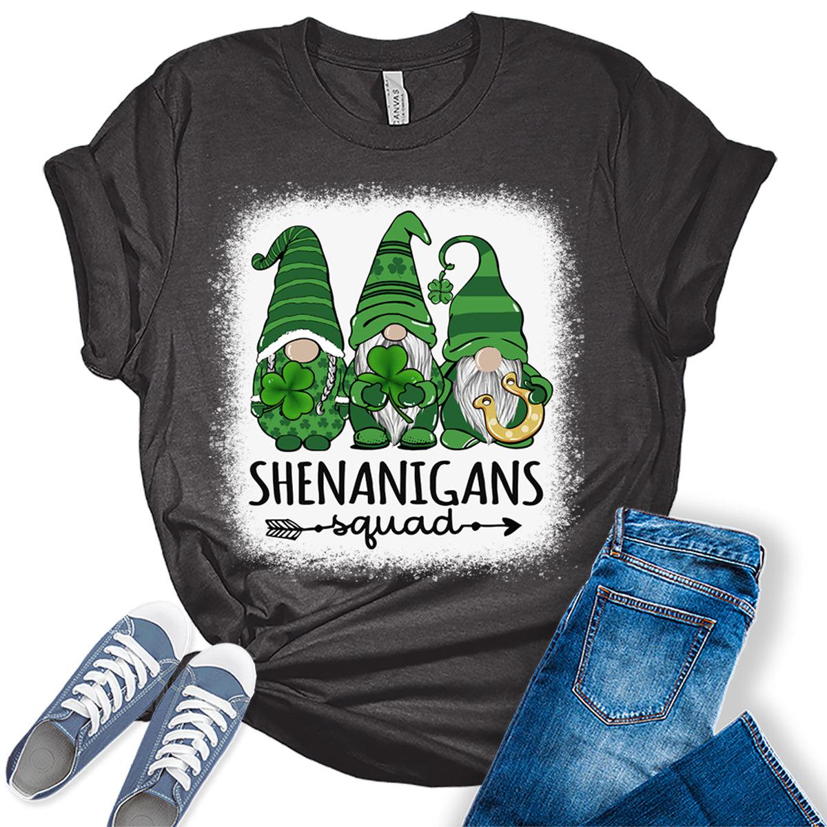 Funny St Patrick's Day Gnomes Shirt F3647