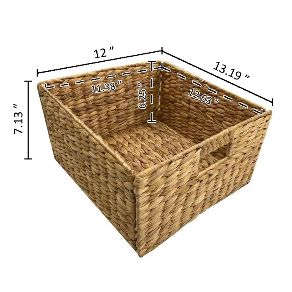 3 Tier Storage Cabinet with 6 Wicker Baskets O145