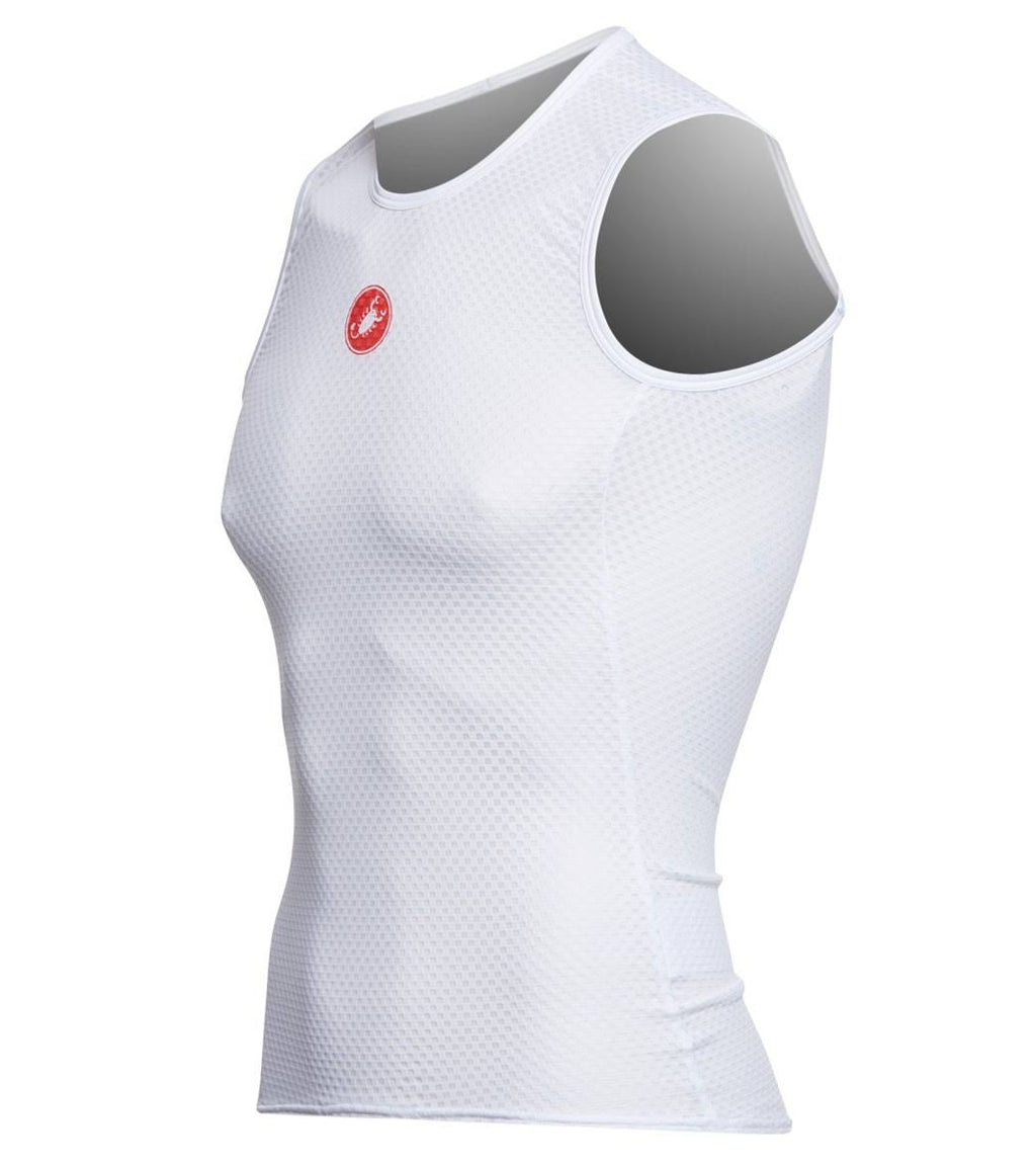 White Sleeveless Base Layer U2011