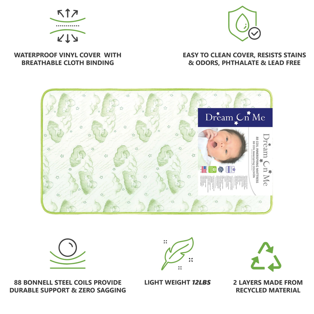5 88 Coil Crib & Toddler Mattress X743