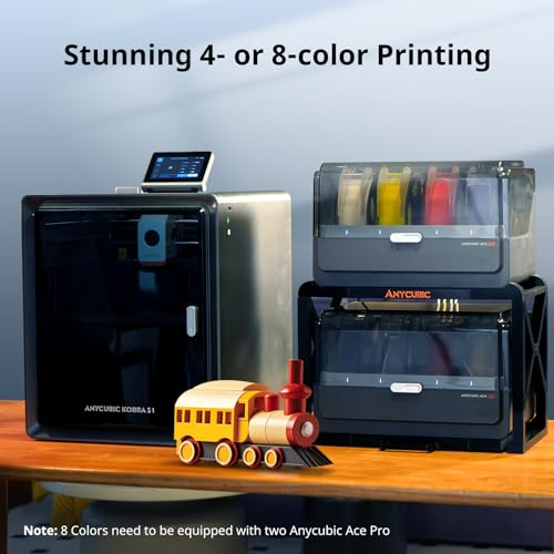 3D Printer with ACE PRO, 600mm/s High Speed, 320℃ Hotend, Built-in Camera 250*250*250mm V1336