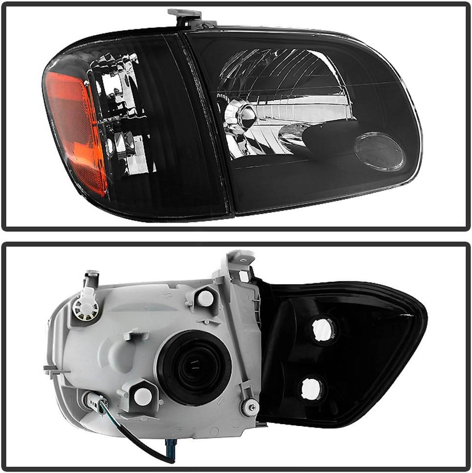Black Headlights with Corner Lamps N30896